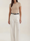 Clai | Pantalones rectos de talle alto