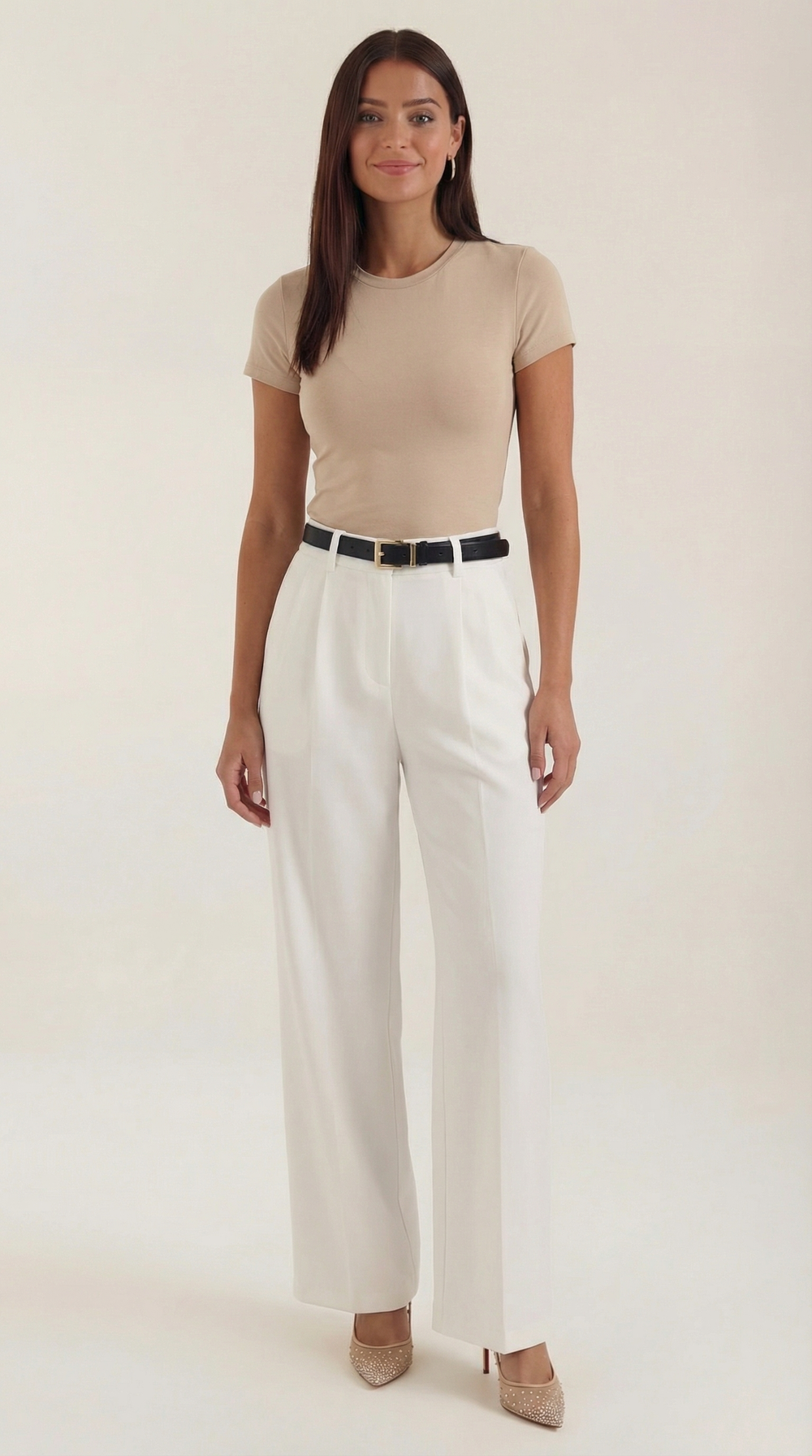 Clai | Pantalones rectos de talle alto