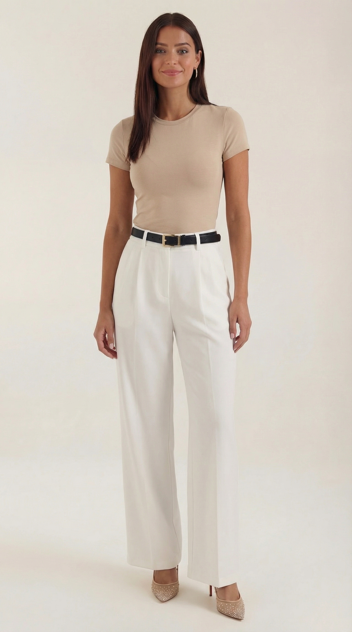 Clai | Pantalones rectos de talle alto