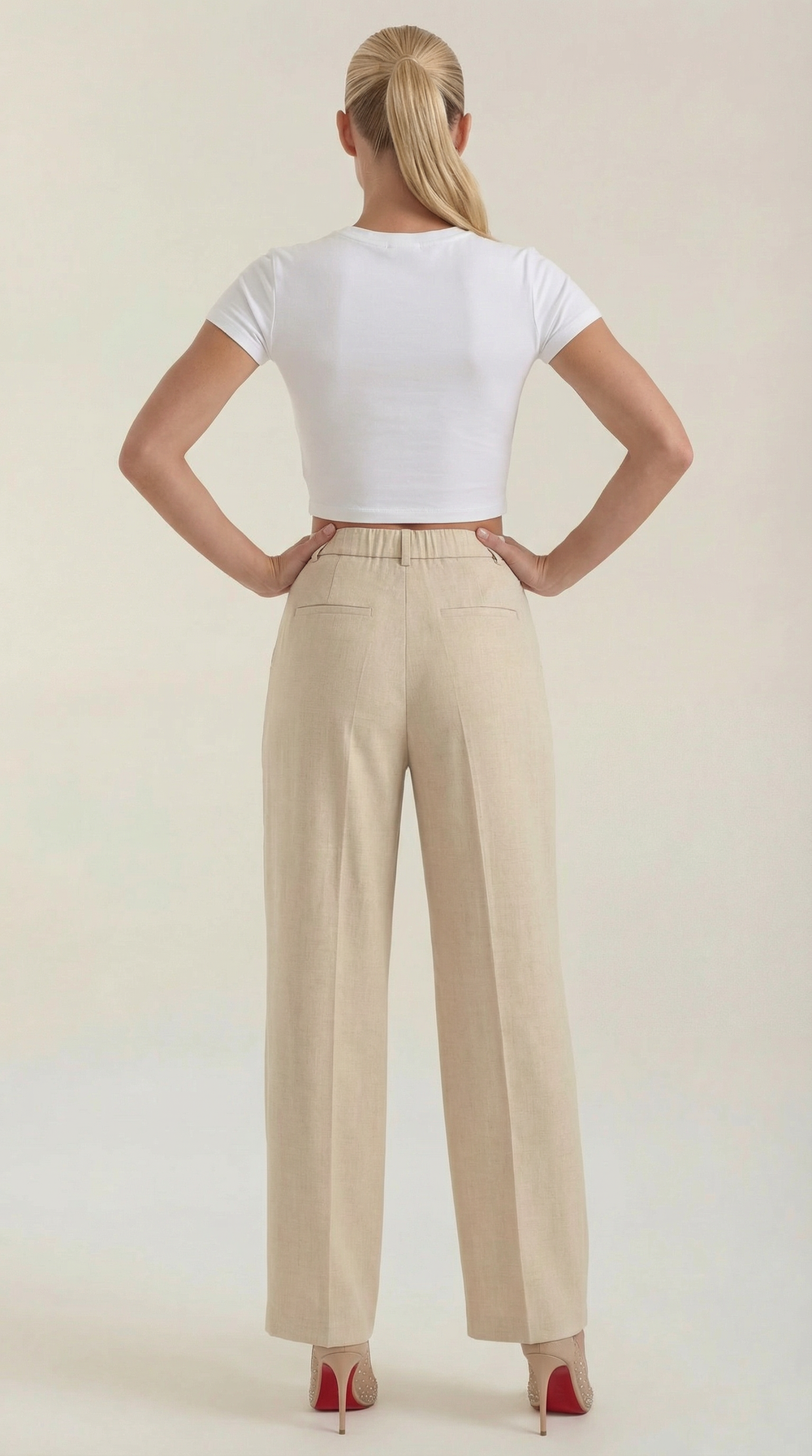 Zoe | Pantalones Courtney de pierna ancha