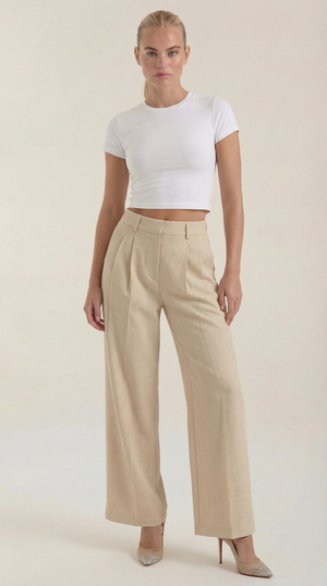 Zoe | Pantalones Courtney de pierna ancha