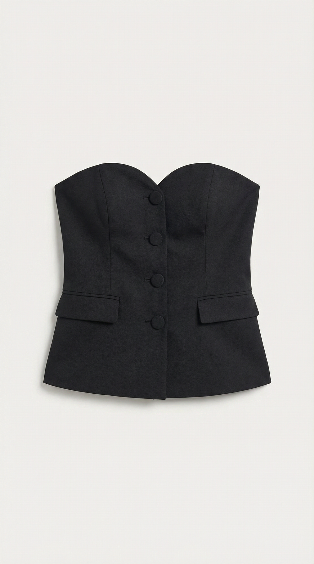 Fiona | Top tipo blazer sin tirantes