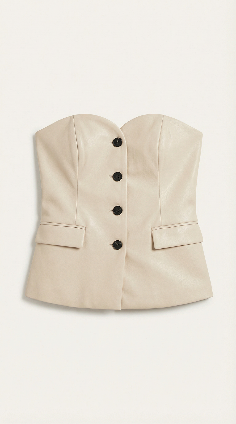 Fiona | Top tipo blazer sin tirantes