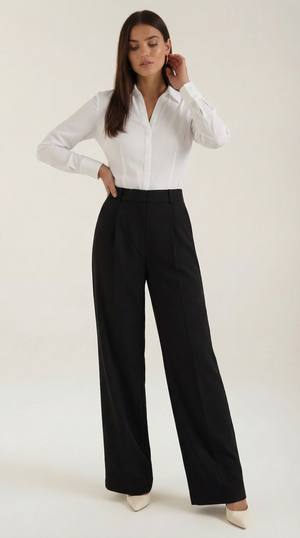 Olga | Pantalones de pierna ancha