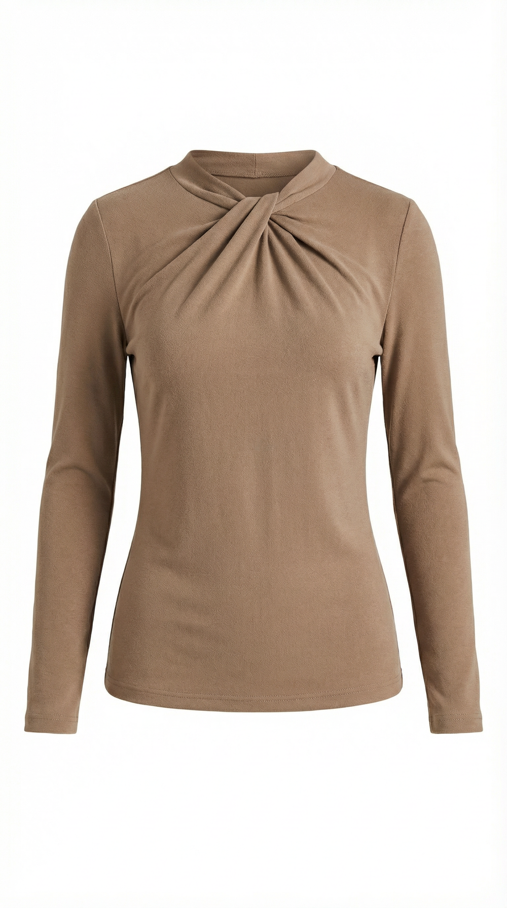 Jimena | Blusa con cuello alto anudado