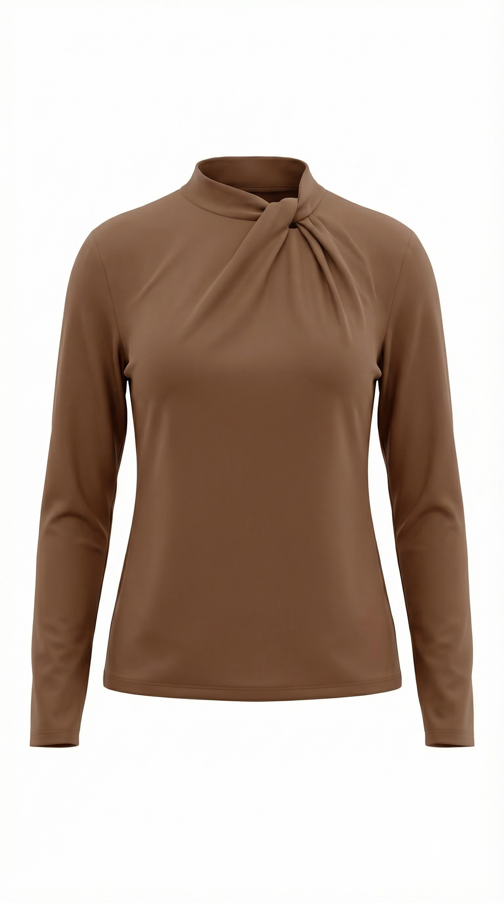 Jimena | Blusa con cuello alto anudado