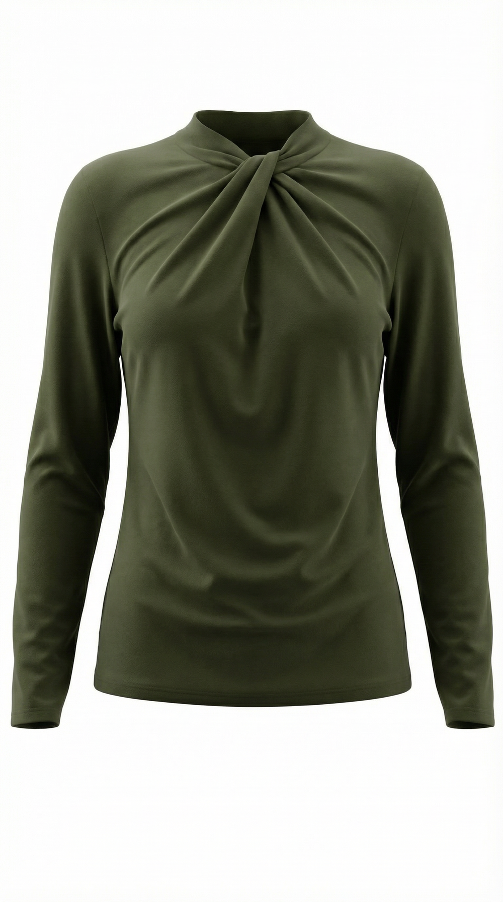 Jimena | Blusa con cuello alto anudado
