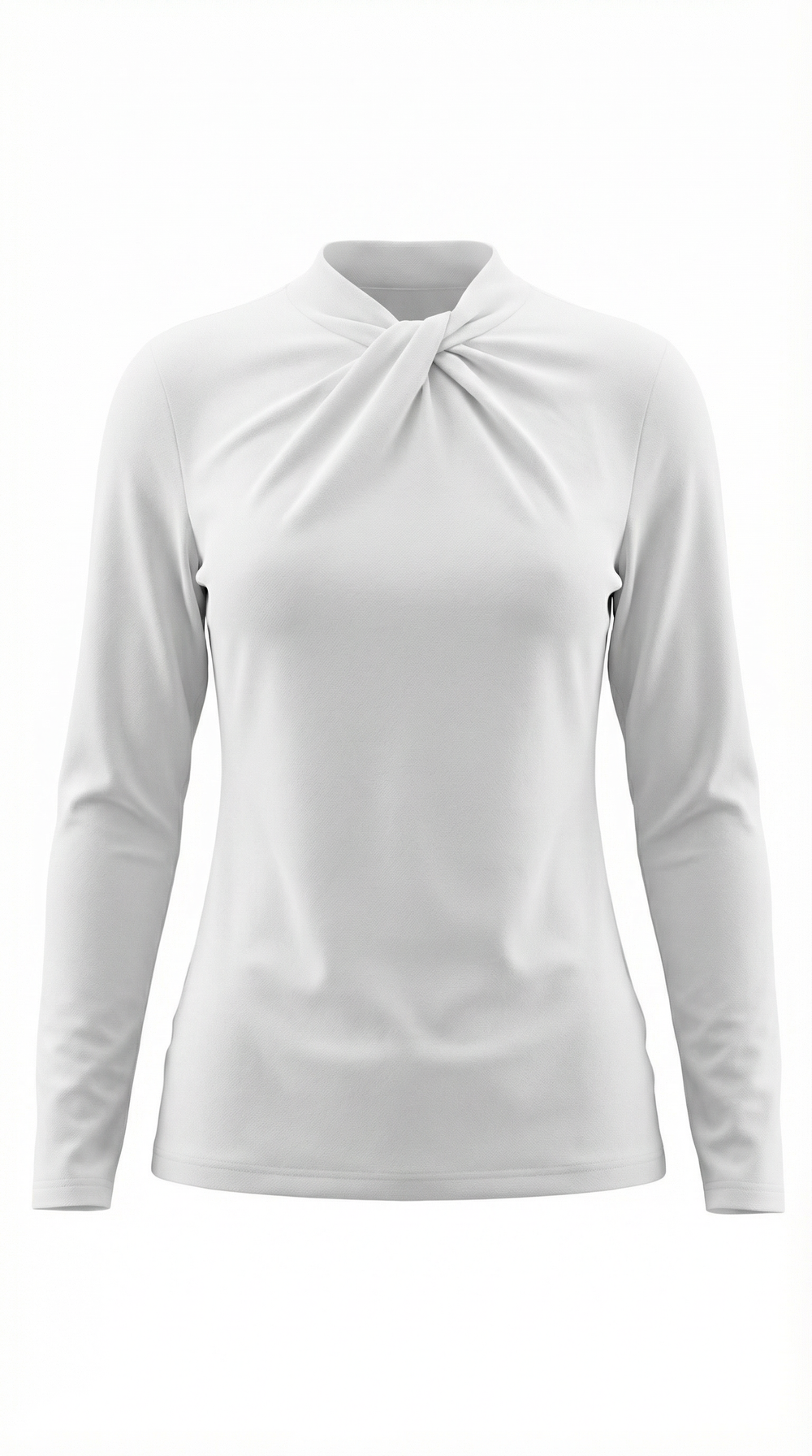 Jimena | Blusa con cuello alto anudado