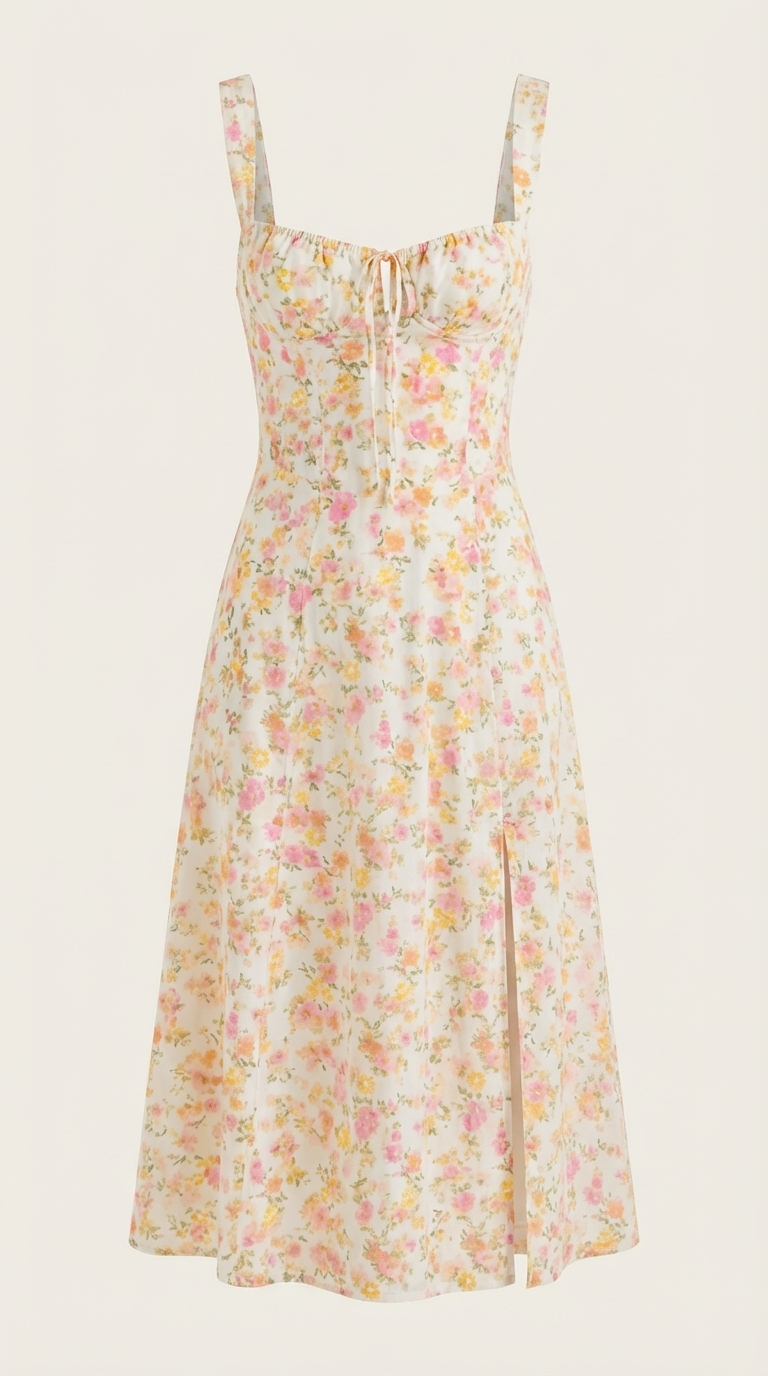 Julia | Vestido midi floral