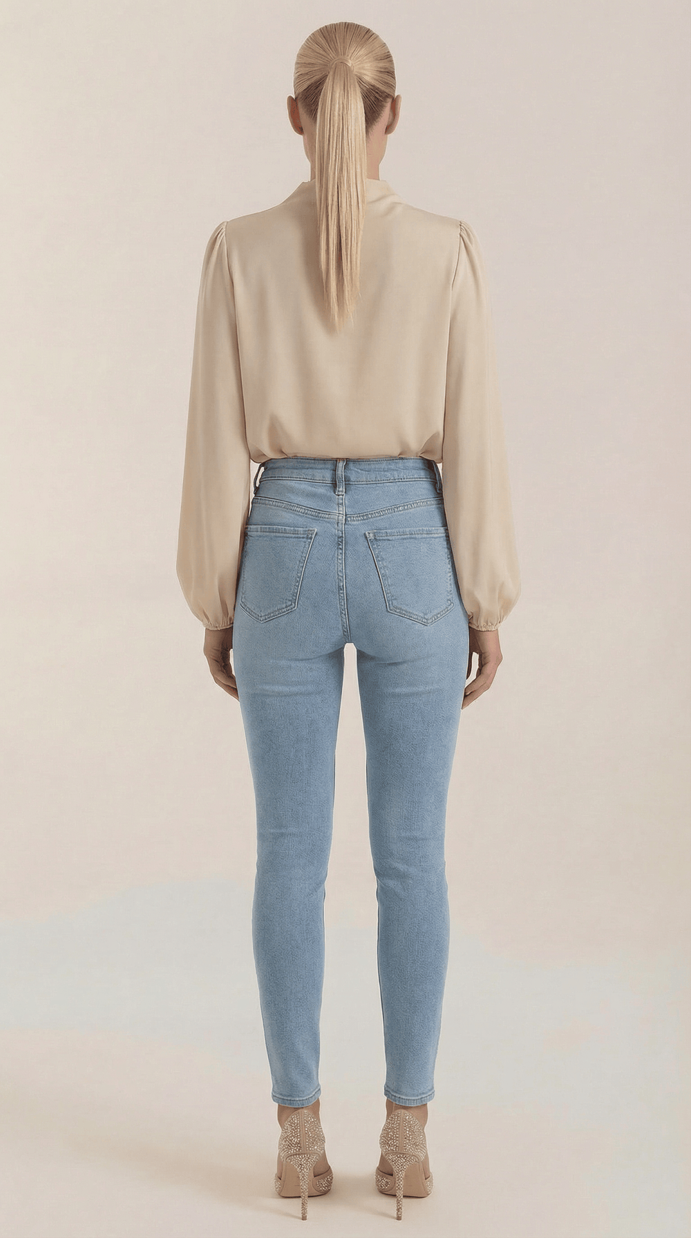 Marina | Blusa de manga larga drapeada