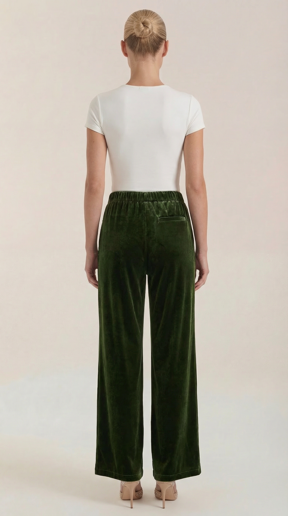 Anna | Pantalones anchos de terciopelo