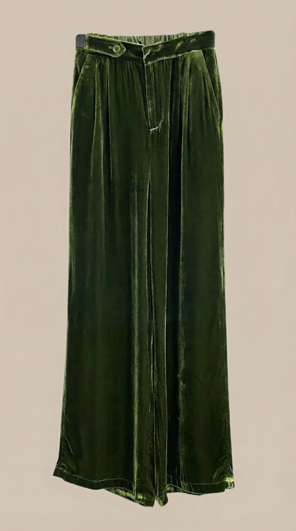 Anna | Pantalones anchos de terciopelo