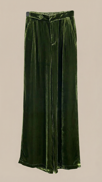 Anna | Pantalones anchos de terciopelo