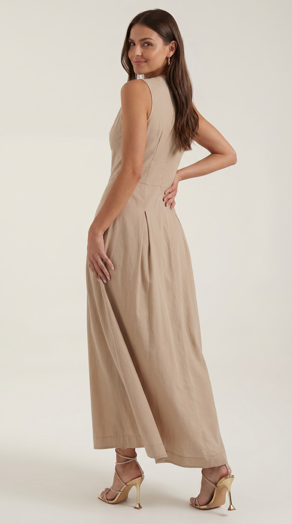 Nanci | Vestido midi con aberturas