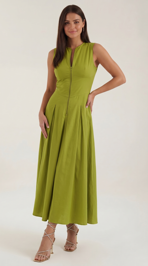 Nanci | Vestido midi con aberturas