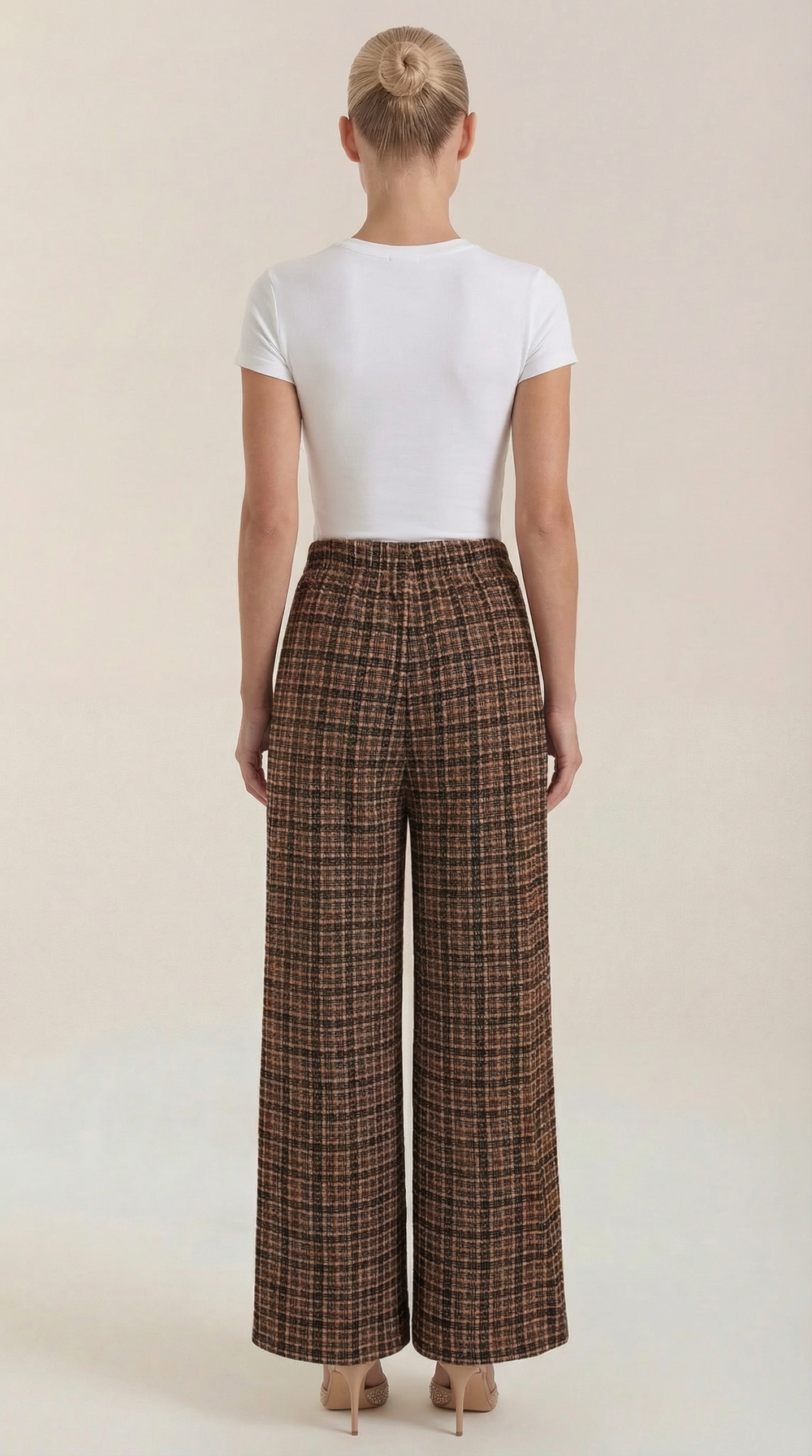 Naomi | Pantalones anchos a cuadros