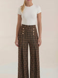 Naomi | Pantalones anchos a cuadros