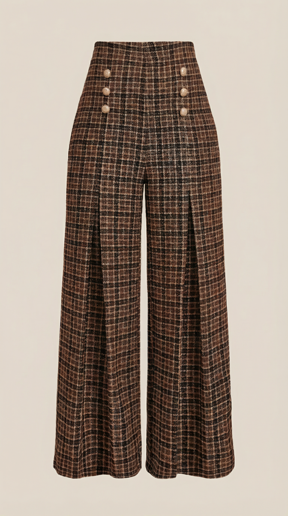 Naomi | Pantalones anchos a cuadros