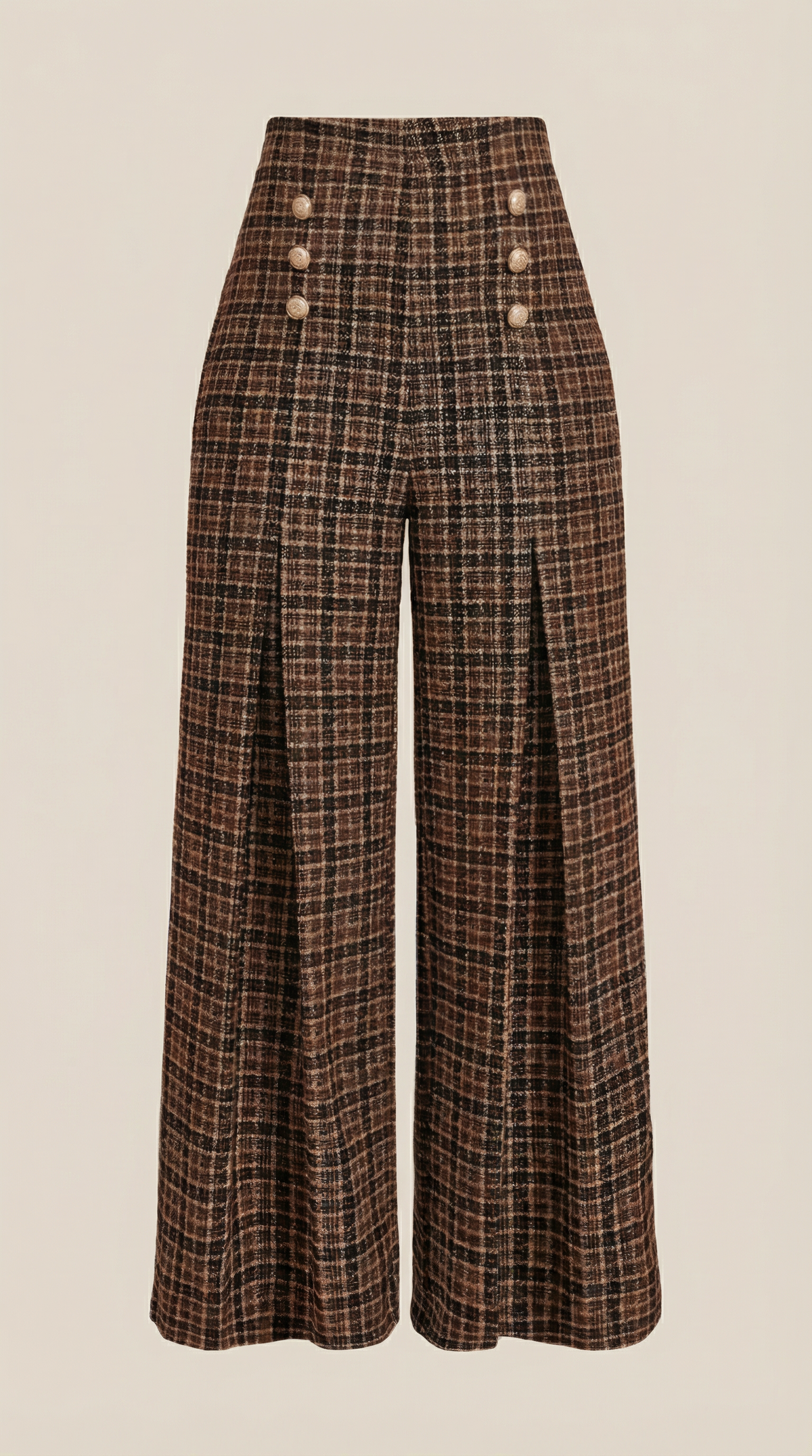 Naomi | Pantalones anchos a cuadros