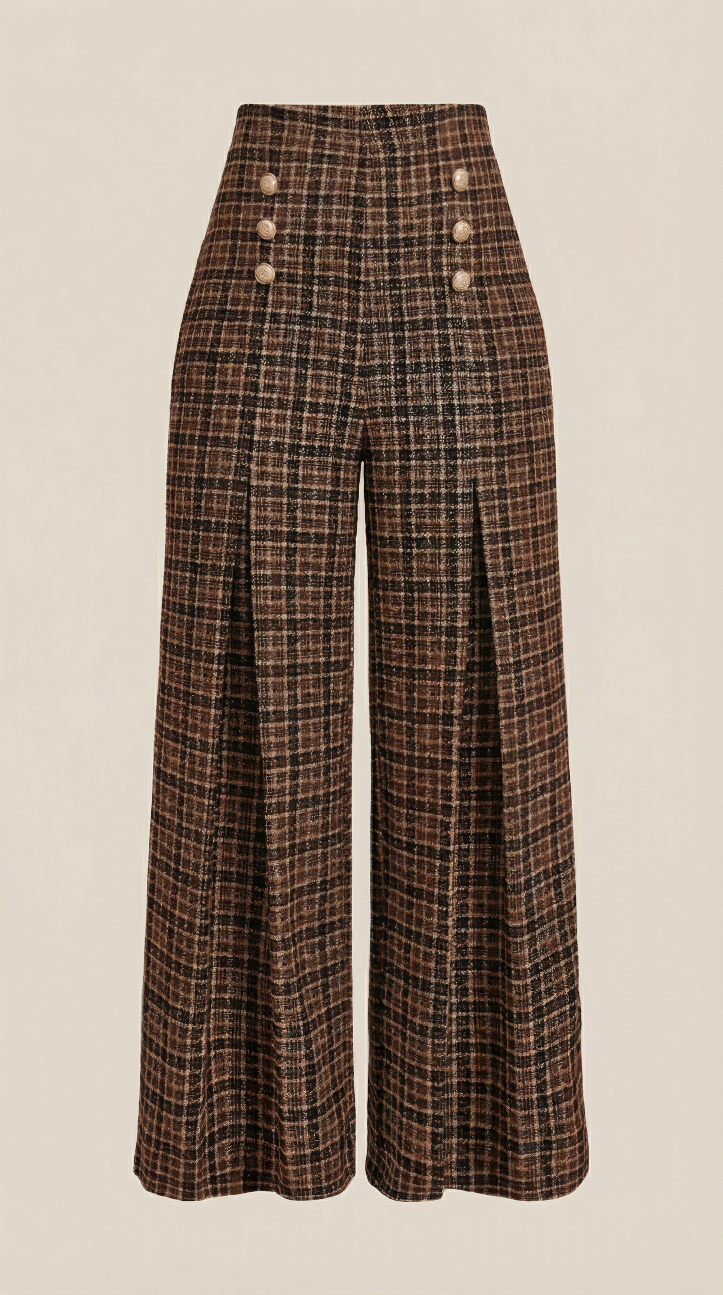 Naomi | Pantalones anchos a cuadros
