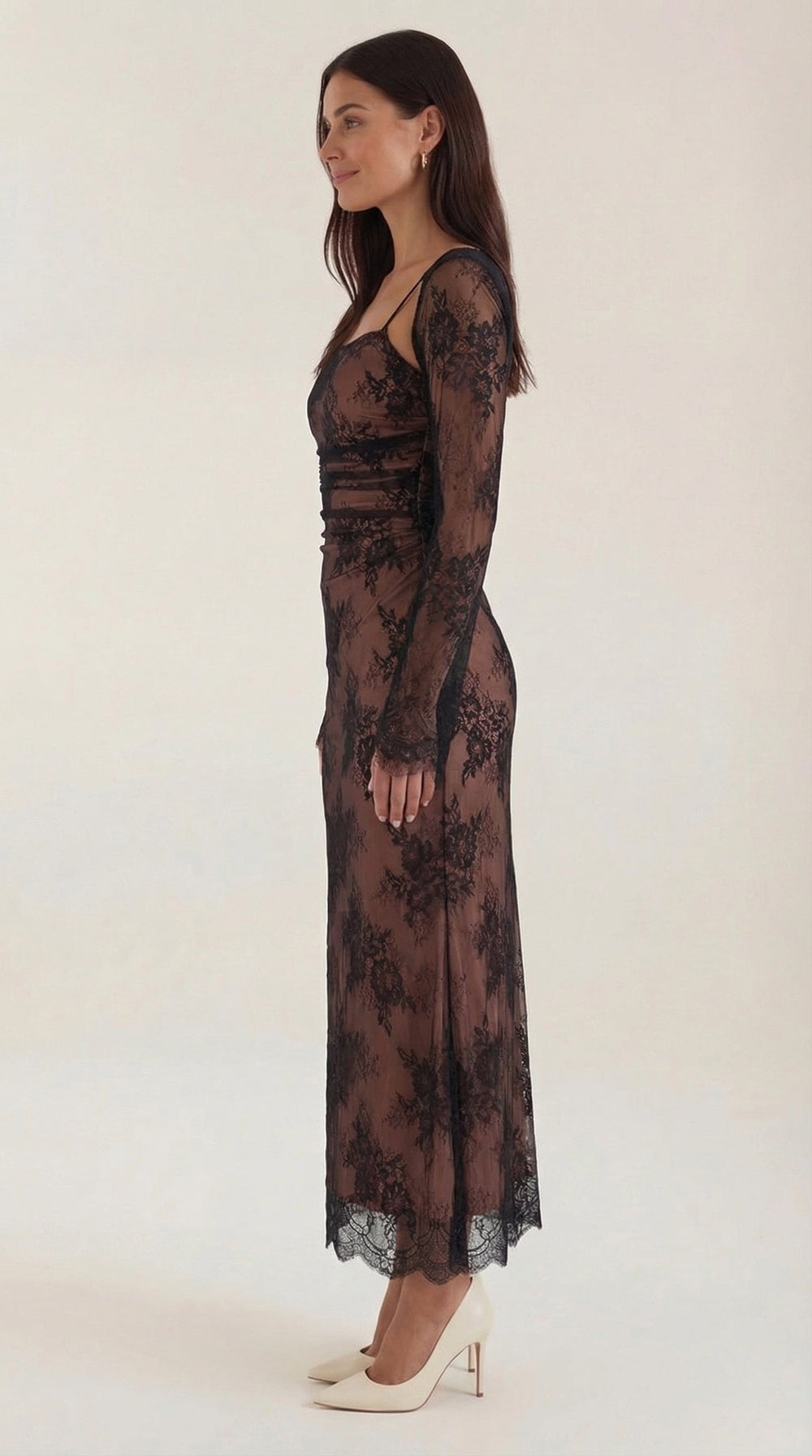 Niza | Vestido largo de encaje