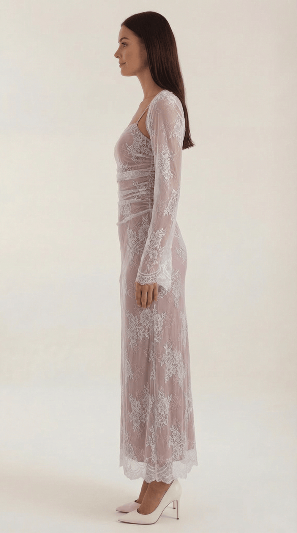 Niza | Vestido largo de encaje