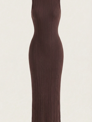 Sonia | Vestido ajustado de cuello