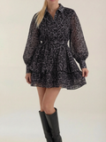 Estela | Mini vestido de leopardo