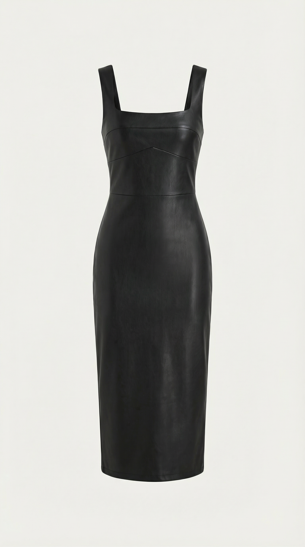 Mar | Vestido ceñido de piel sintética