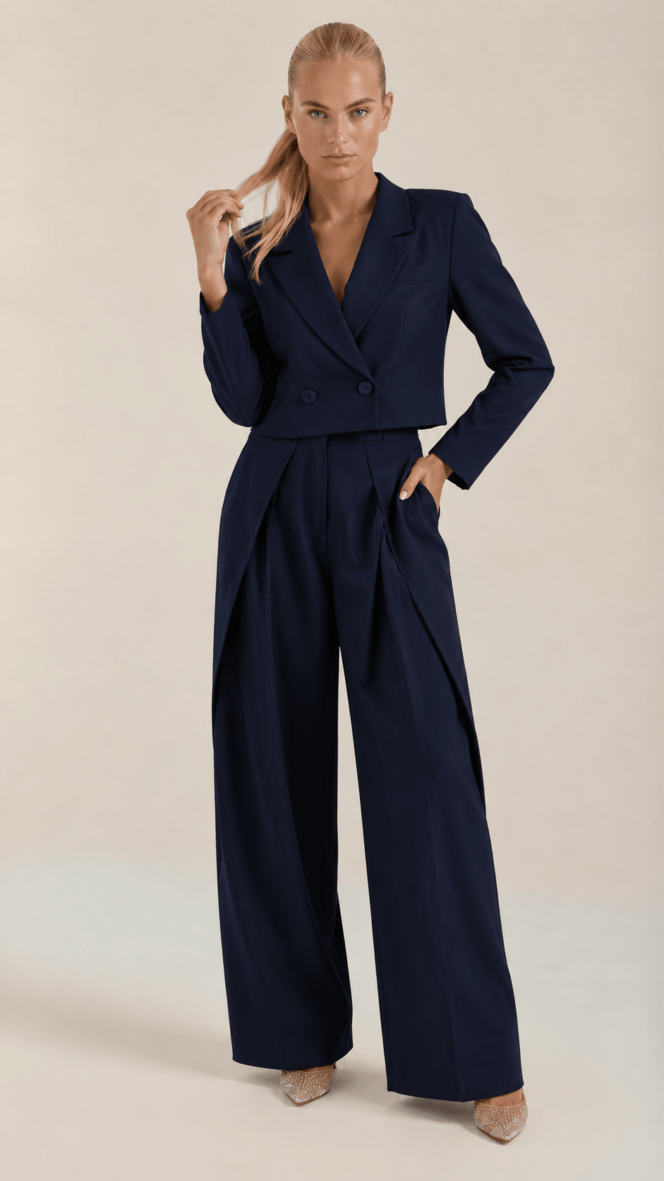 Sandra | Conjunto de traje ancho