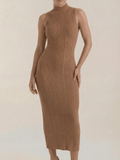 Sonia | Vestido ajustado de cuello