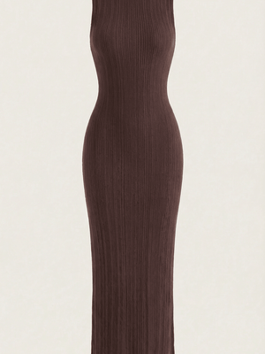 Sonia | Vestido ajustado de cuello