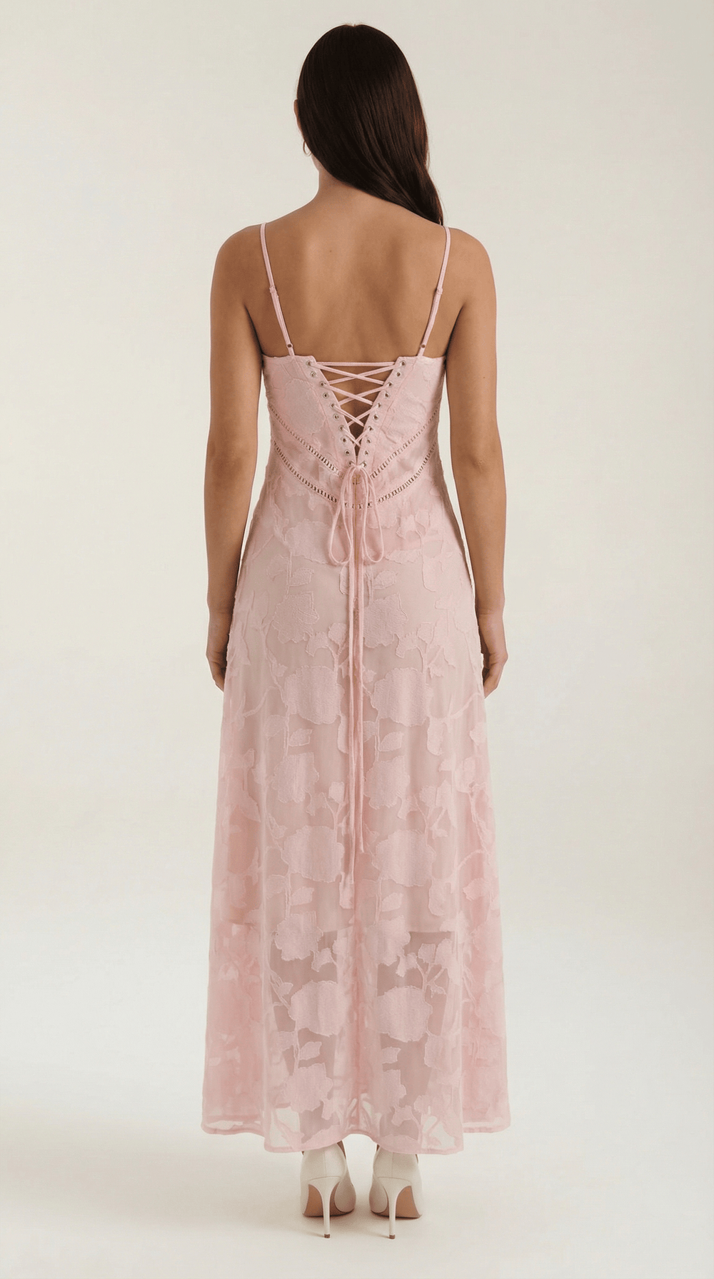 Tere | Vestido maxi de encaje