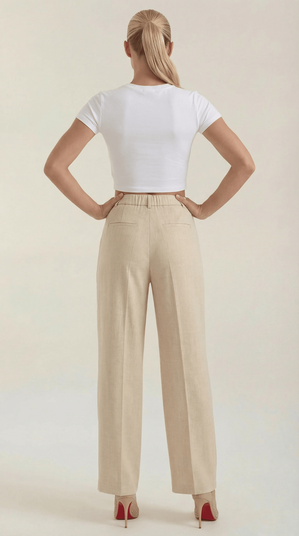 Zoe | Pantalones Courtney de pierna ancha